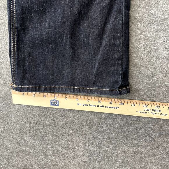 LANE BRYANT Jeans Womens 18 Dark Wash Mid Rise Stretch Boot Cut EUC Regular - Picture 14 of 15